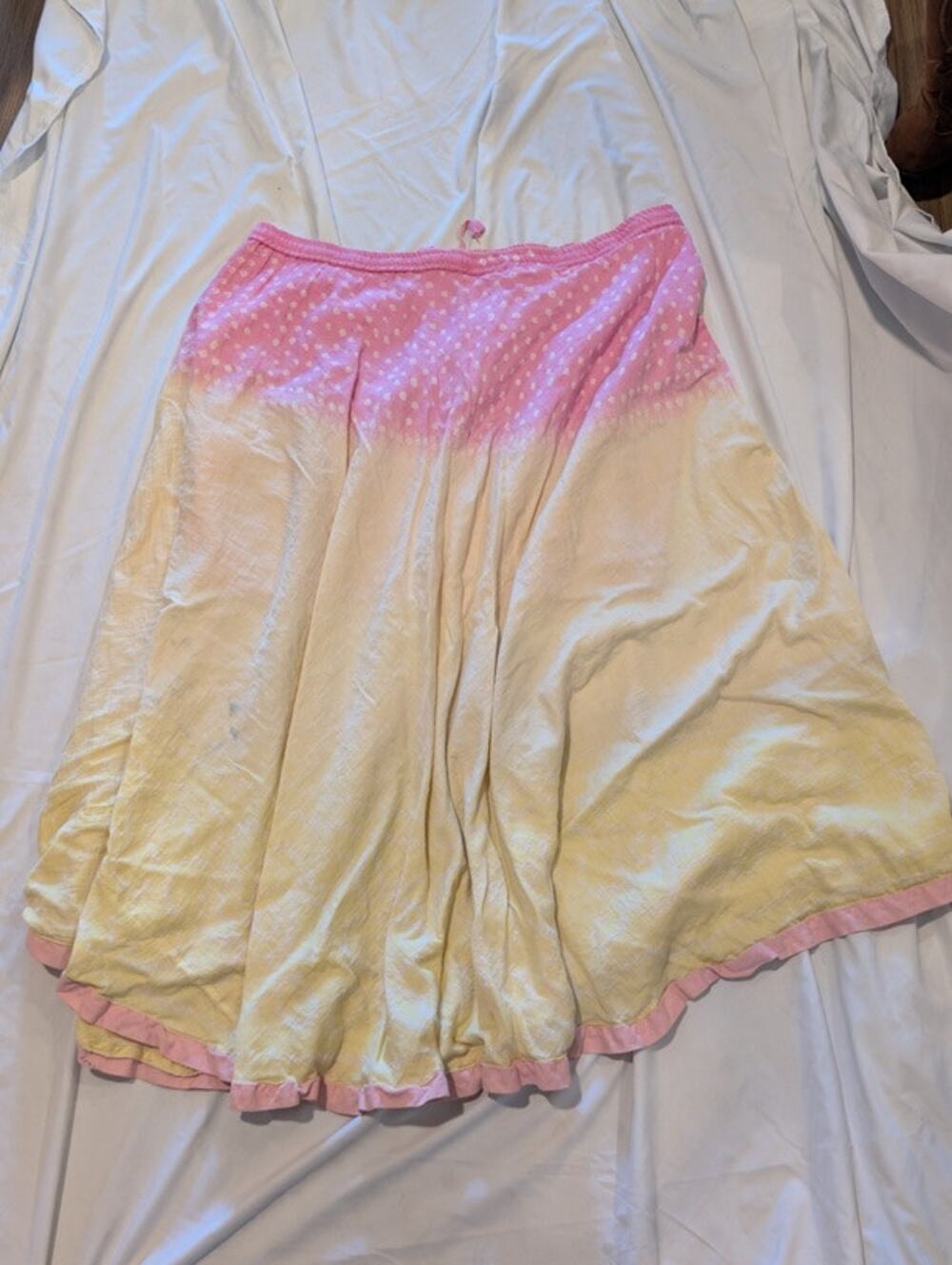 1243 - Vintage Broomstick Skirt - Pre-loved- Maxi
